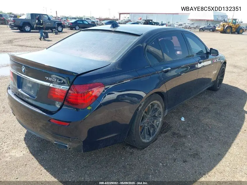 2013 BMW 750Li VIN: WBAYE8C5XDD132351 Lot: 42229382