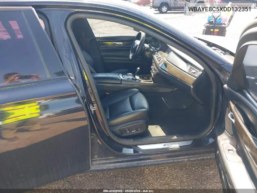 2013 BMW 750Li VIN: WBAYE8C5XDD132351 Lot: 42229382