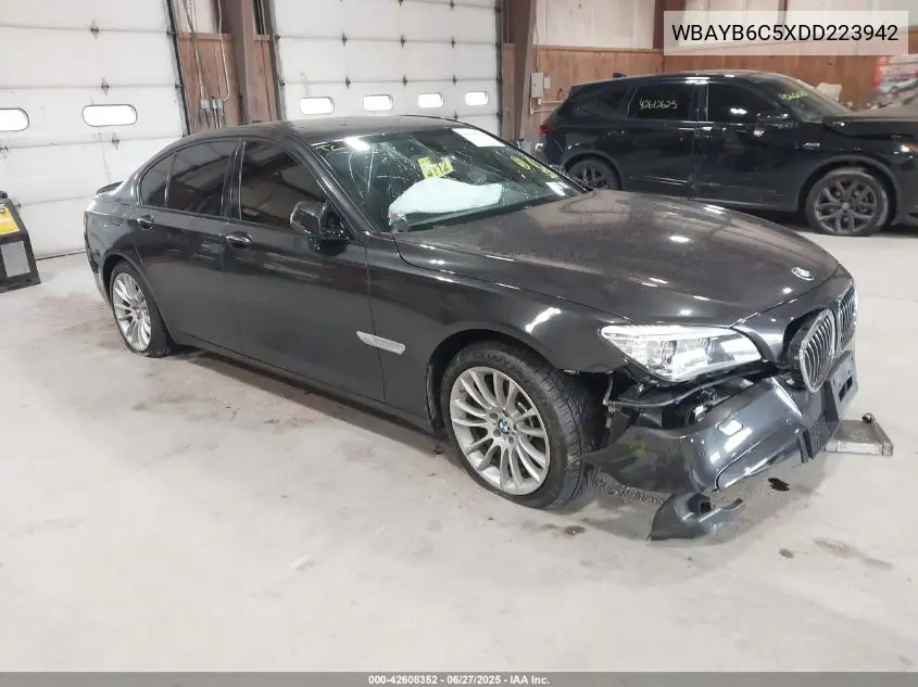 2013 BMW 750I xDrive VIN: WBAYB6C5XDD223942 Lot: 42608352