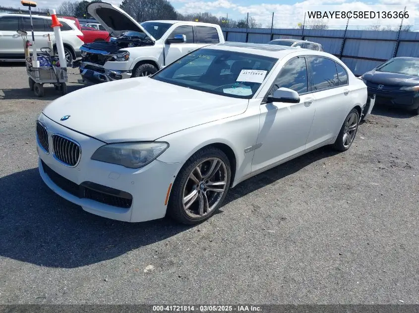 2014 BMW Alpina B7 VIN: WBAYE8C58ED136366 Lot: 41721814
