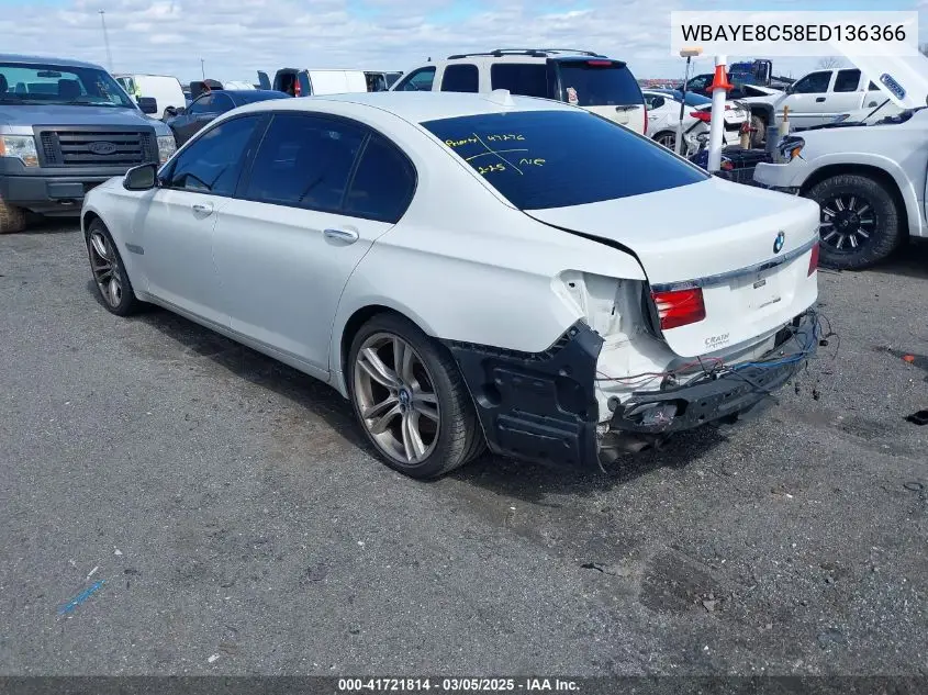 2014 BMW Alpina B7 VIN: WBAYE8C58ED136366 Lot: 41721814