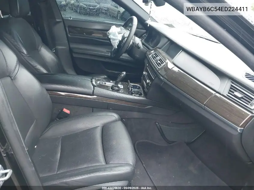 2014 BMW 750I xDrive VIN: WBAYB6C54ED224411 Lot: 42225630