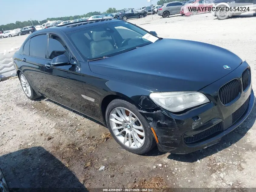 2015 BMW 750 Lxi VIN: WBAYF8C59FD654324 Lot: 42593987