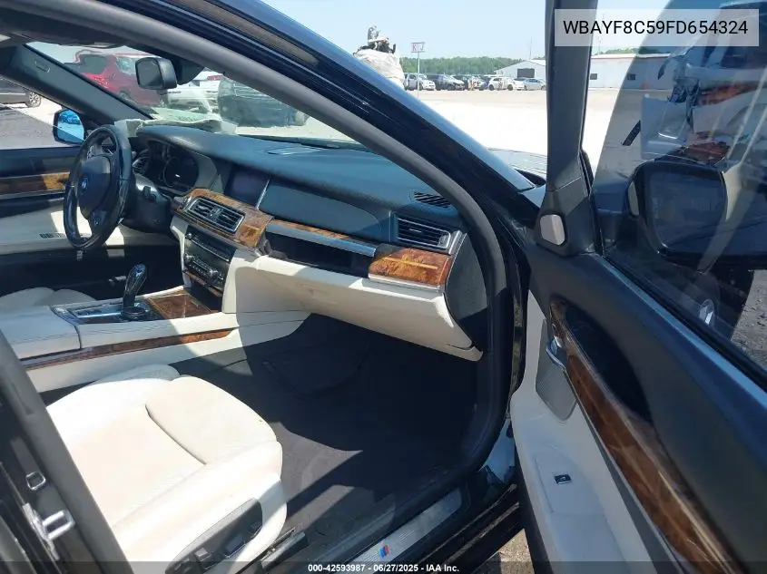 2015 BMW 750 Lxi VIN: WBAYF8C59FD654324 Lot: 42593987