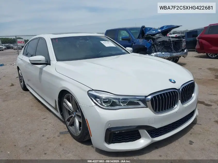 2017 BMW Alpina B7 xDrive VIN: WBA7F2C5XHG422681 Lot: 42271953