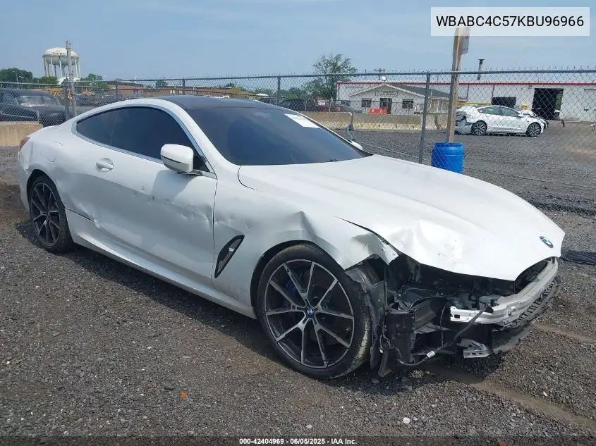 2019 BMW M850I xDrive VIN: WBABC4C57KBU96966 Lot: 42404969
