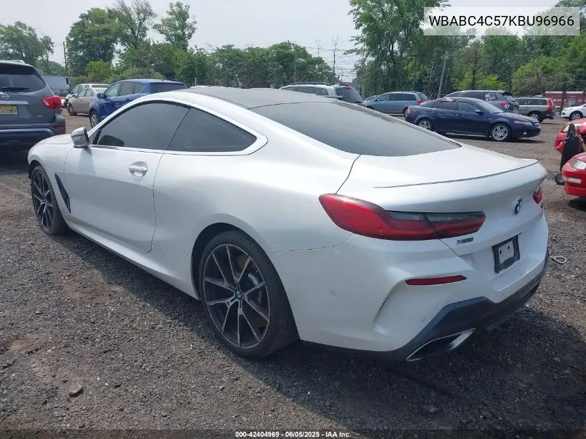 2019 BMW M850I xDrive VIN: WBABC4C57KBU96966 Lot: 42404969