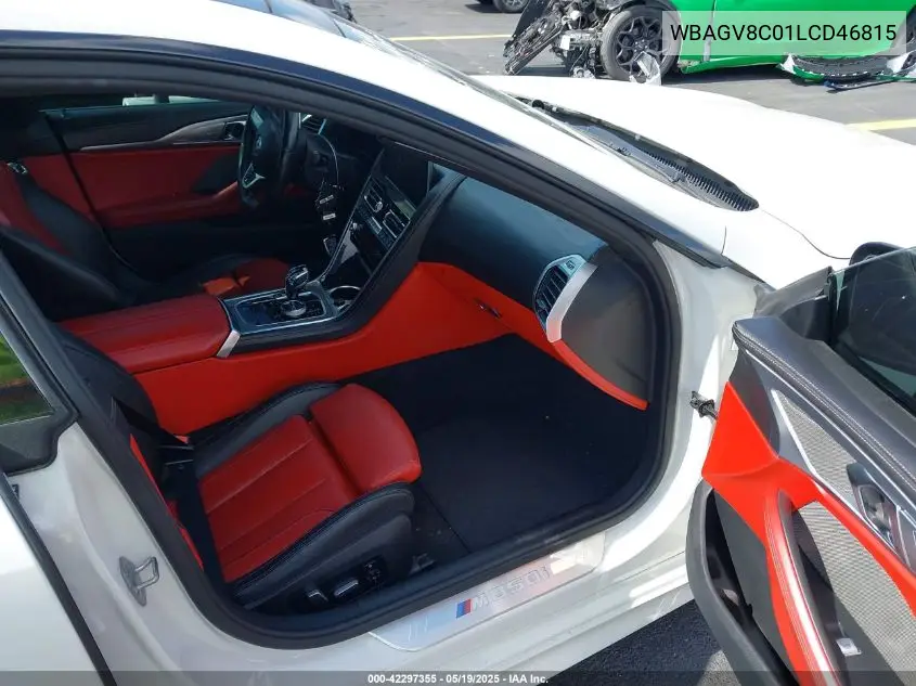 2020 BMW M850I Gtan Coupe xDrive VIN: WBAGV8C01LCD46815 Lot: 42297355