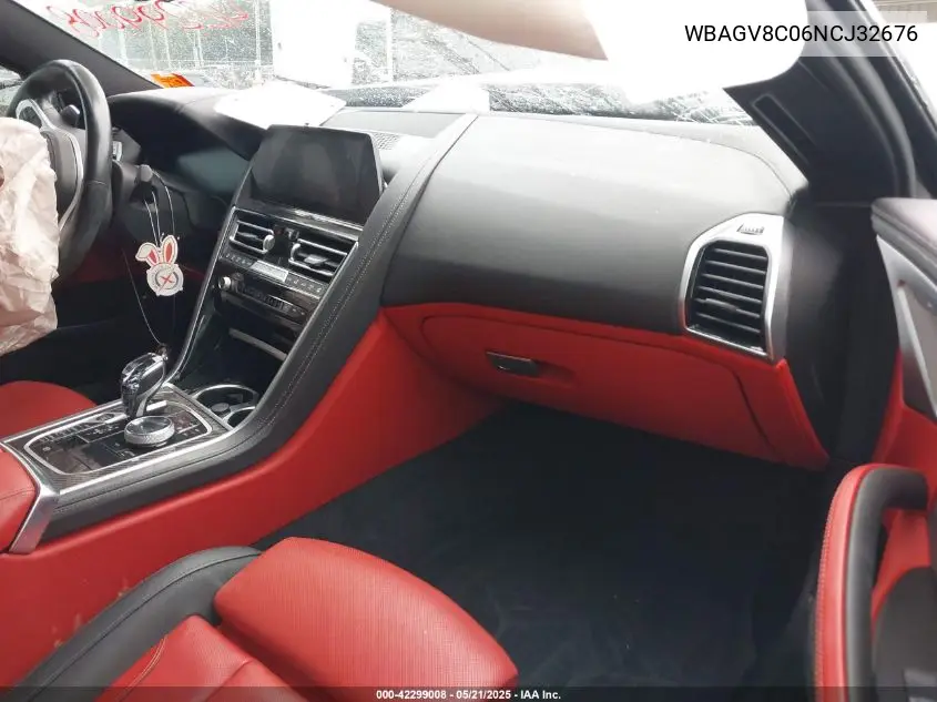 2022 BMW M850I Gtan Coupe xDrive VIN: WBAGV8C06NCJ32676 Lot: 42299008