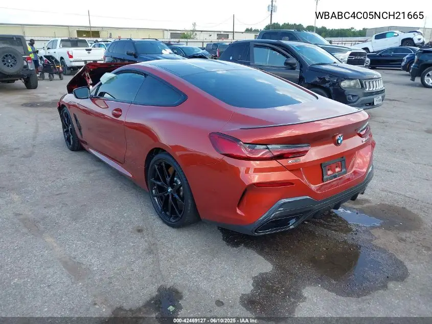 2022 BMW M850I xDrive VIN: WBABC4C05NCH21665 Lot: 42469127