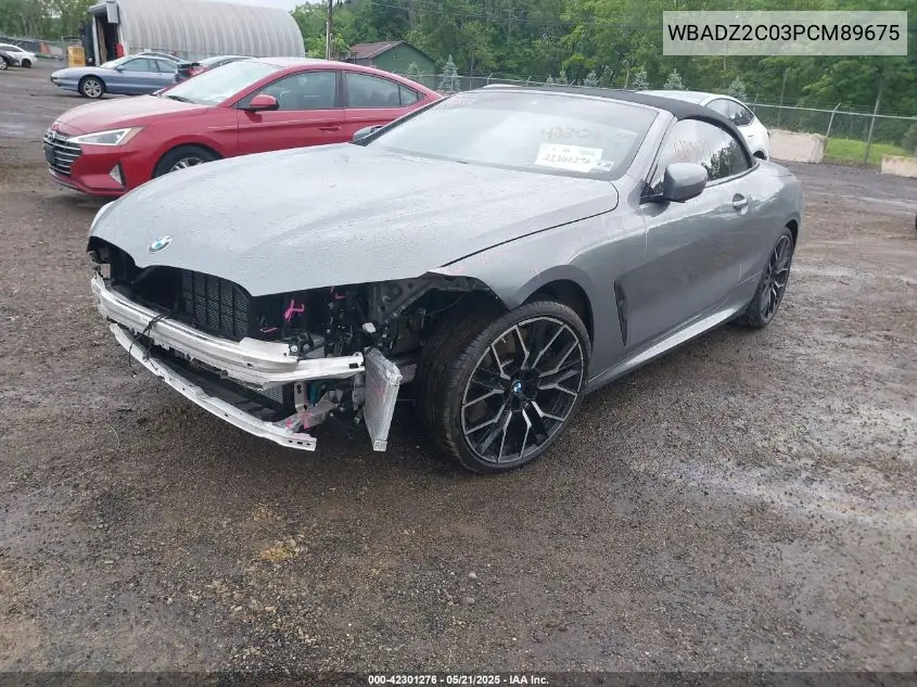 2023 BMW 840 I VIN: WBADZ2C03PCM89675 Lot: 42301276