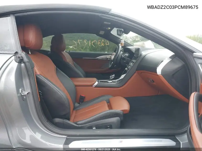 2023 BMW 840 I VIN: WBADZ2C03PCM89675 Lot: 42301276