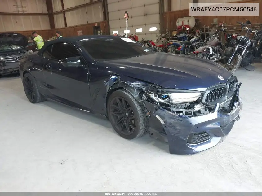 2023 BMW M850I xDrive VIN: WBAFY4C07PCM50546 Lot: 42403241