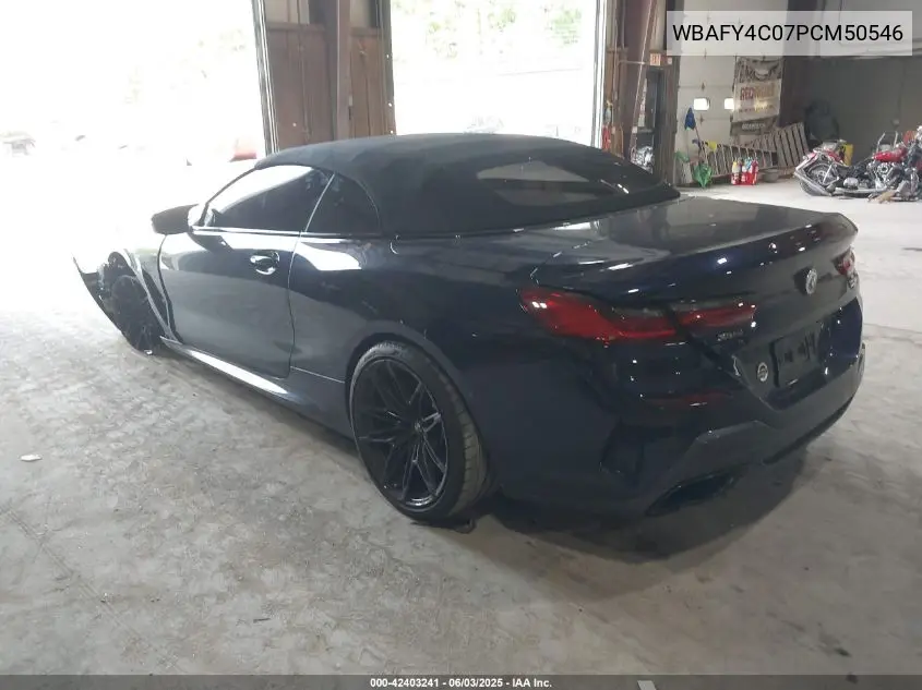 2023 BMW M850I xDrive VIN: WBAFY4C07PCM50546 Lot: 42403241