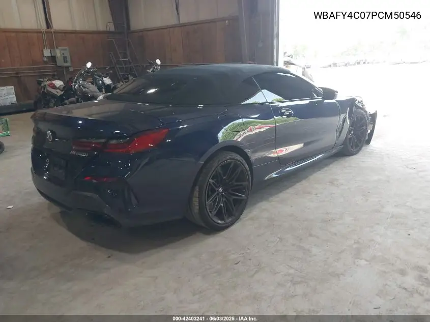 2023 BMW M850I xDrive VIN: WBAFY4C07PCM50546 Lot: 42403241