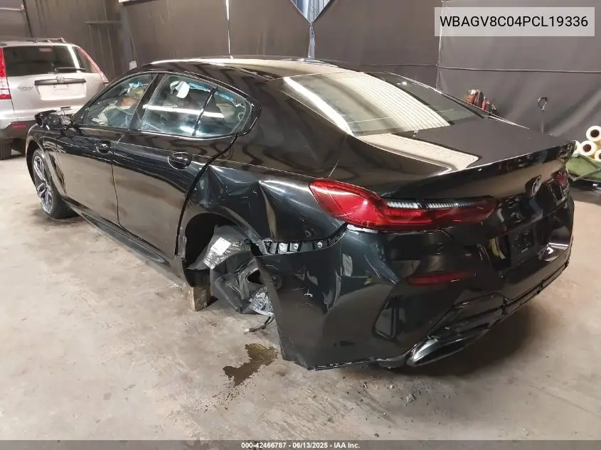 2023 BMW M850I Gtan Coupe xDrive VIN: WBAGV8C04PCL19336 Lot: 42466787