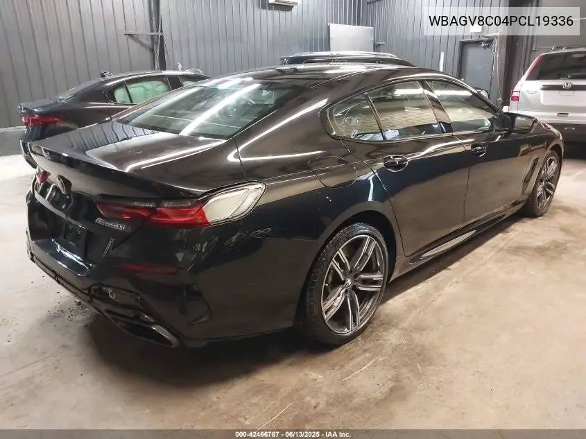 2023 BMW M850I Gtan Coupe xDrive VIN: WBAGV8C04PCL19336 Lot: 42466787