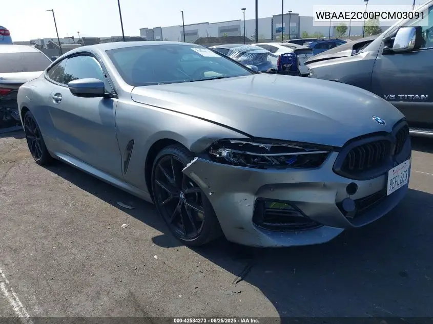 2023 BMW 840 I VIN: WBAAE2C00PCM03091 Lot: 42584273
