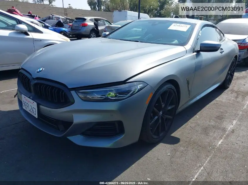 2023 BMW 840 I VIN: WBAAE2C00PCM03091 Lot: 42584273