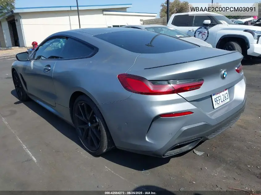 2023 BMW 840 I VIN: WBAAE2C00PCM03091 Lot: 42584273