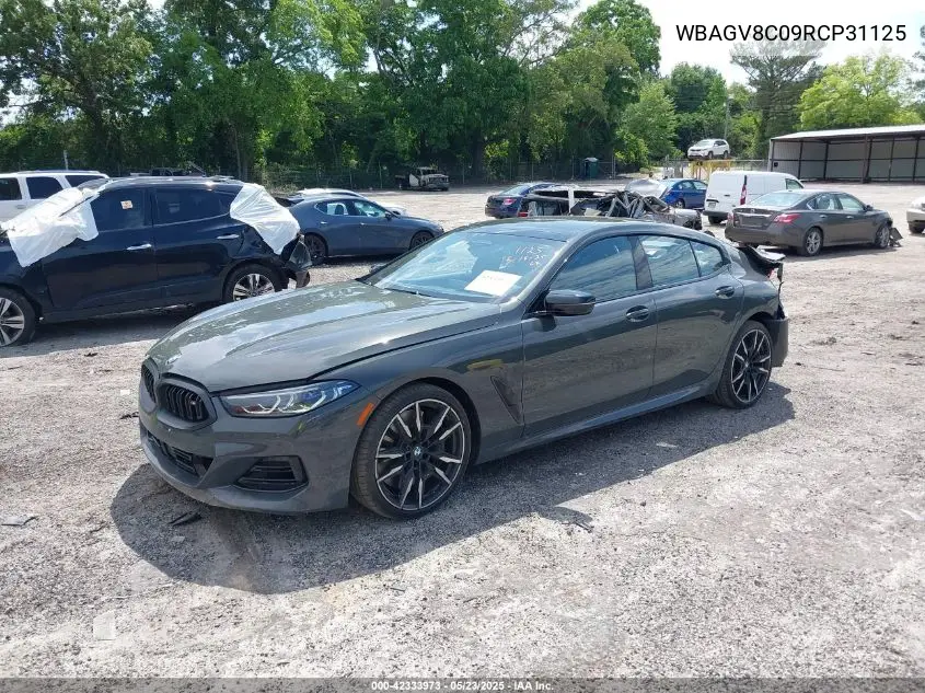 2024 BMW M850I Gran Coupe xDrive VIN: WBAGV8C09RCP31125 Lot: 42333973