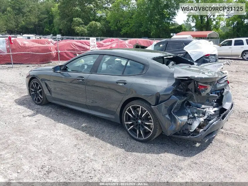 2024 BMW M850I Gran Coupe xDrive VIN: WBAGV8C09RCP31125 Lot: 42333973