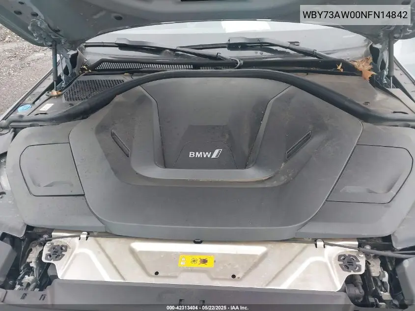2022 BMW I4 Edrive40 VIN: WBY73AW00NFN14842 Lot: 42313404