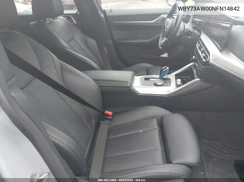 2022 BMW I4 Edrive40 VIN: WBY73AW00NFN14842 Lot: 42313404