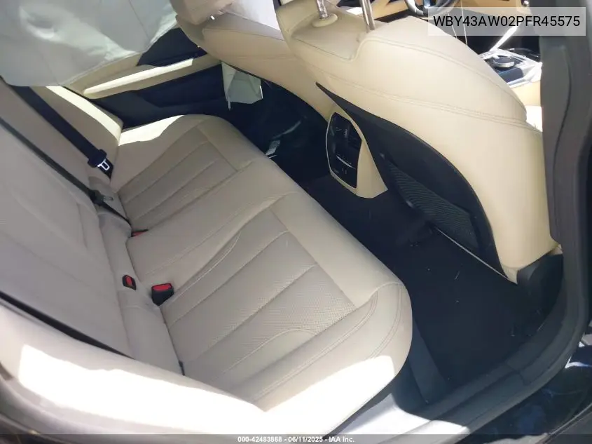 2023 BMW I4 Edrive35 VIN: WBY43AW02PFR45575 Lot: 42483868