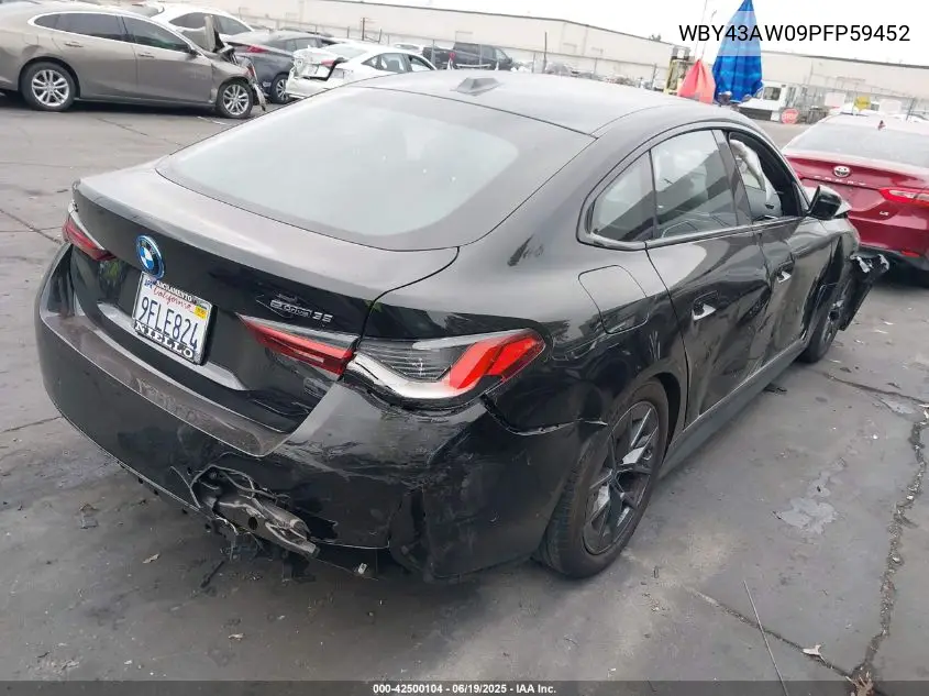 2023 BMW I4 Edrive35 VIN: WBY43AW09PFP59452 Lot: 42500104