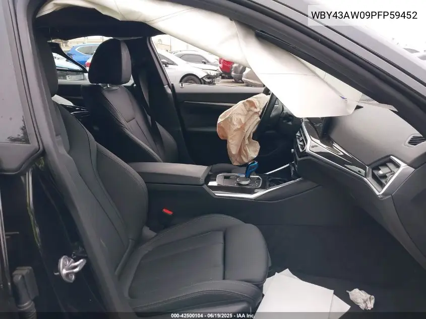 2023 BMW I4 Edrive35 VIN: WBY43AW09PFP59452 Lot: 42500104