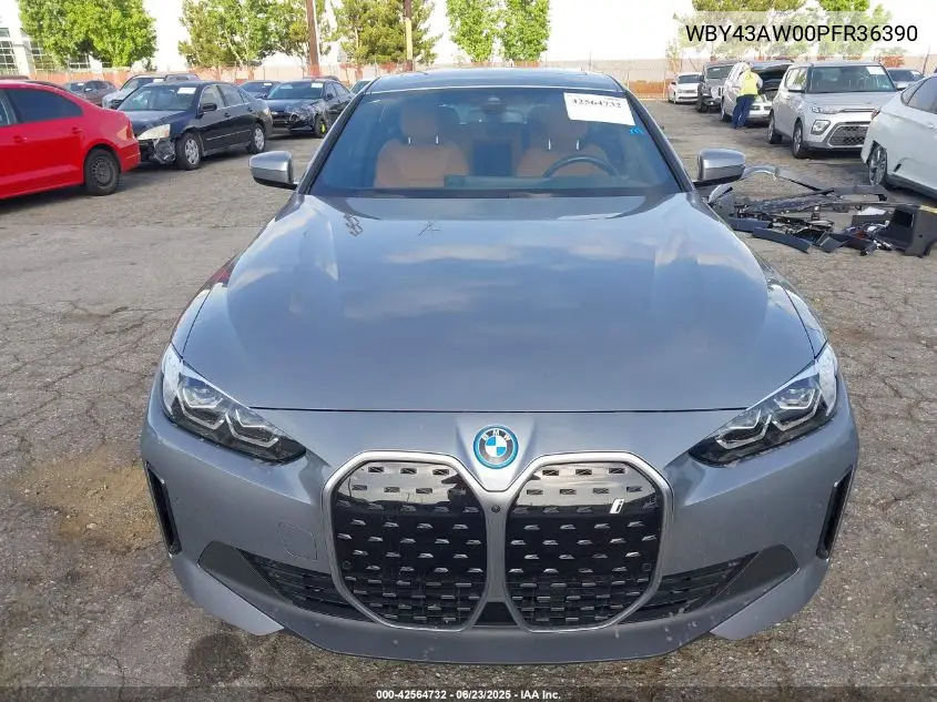 2023 BMW I4 Edrive35 VIN: WBY43AW00PFR36390 Lot: 42564732