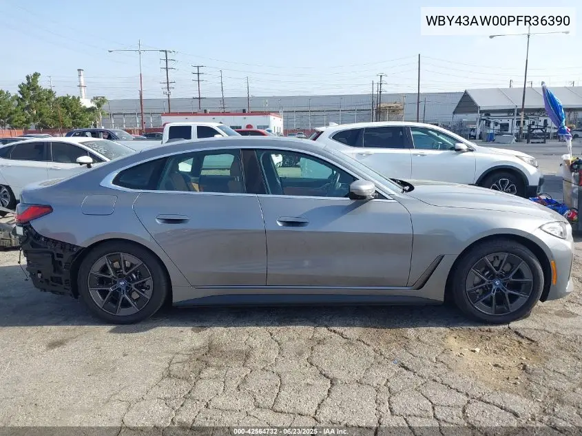 2023 BMW I4 Edrive35 VIN: WBY43AW00PFR36390 Lot: 42564732