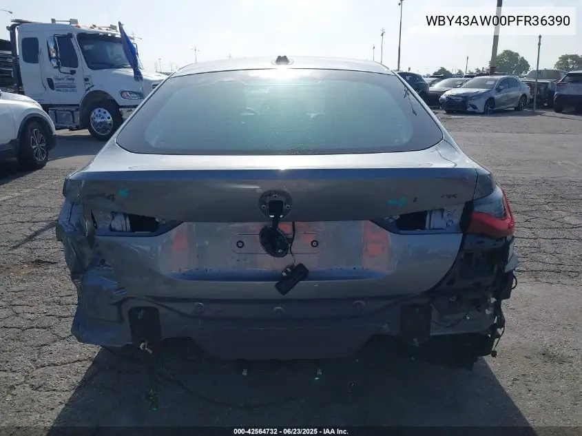 2023 BMW I4 Edrive35 VIN: WBY43AW00PFR36390 Lot: 42564732