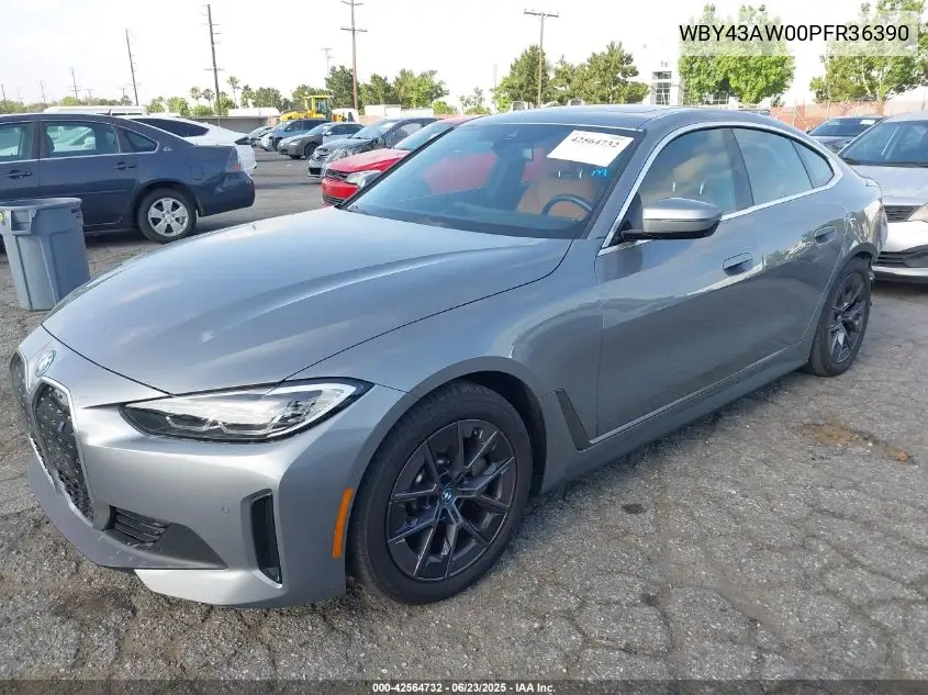 2023 BMW I4 Edrive35 VIN: WBY43AW00PFR36390 Lot: 42564732