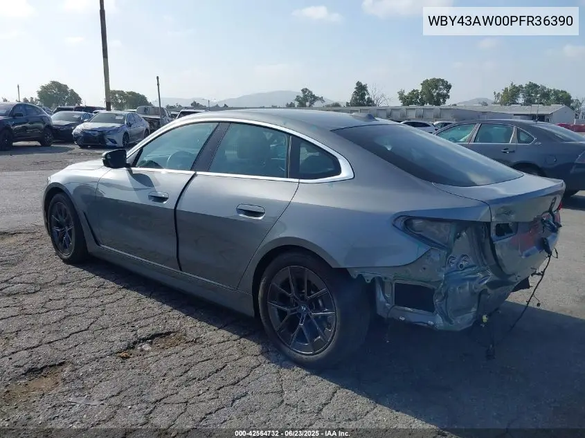 2023 BMW I4 Edrive35 VIN: WBY43AW00PFR36390 Lot: 42564732