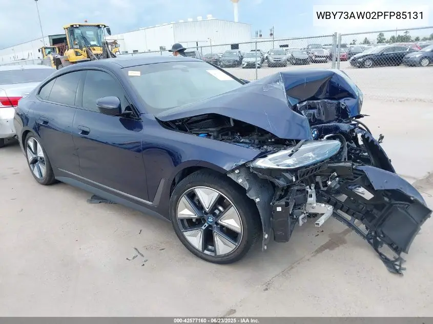 2023 BMW I4 Edrive40 VIN: WBY73AW02PFP85131 Lot: 42577160