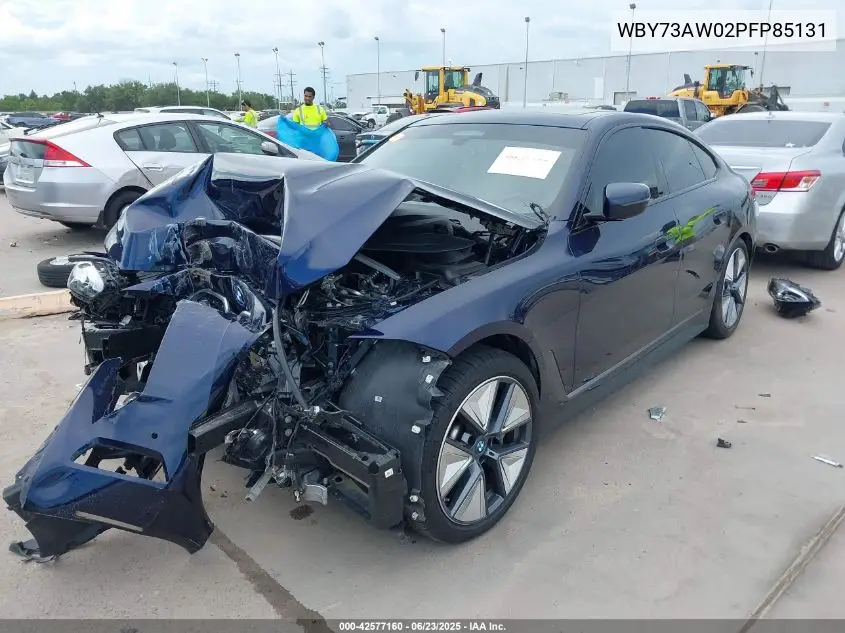2023 BMW I4 Edrive40 VIN: WBY73AW02PFP85131 Lot: 42577160