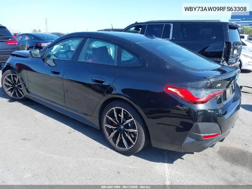 2024 BMW I4 Edrive40 VIN: WBY73AW09RFS63308 Lot: 42511590