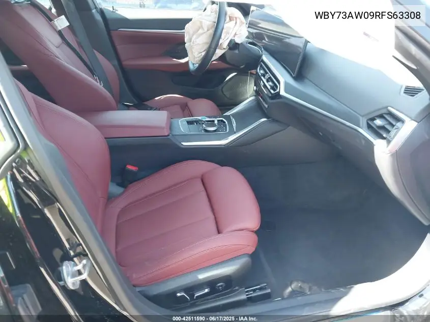 2024 BMW I4 Edrive40 VIN: WBY73AW09RFS63308 Lot: 42511590