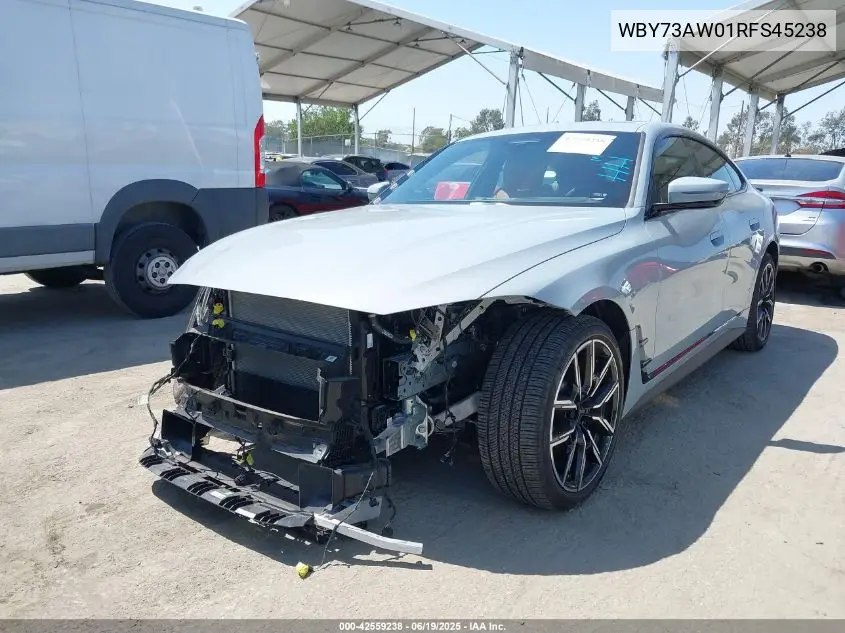 2024 BMW I4 Edrive40 VIN: WBY73AW01RFS45238 Lot: 42559238