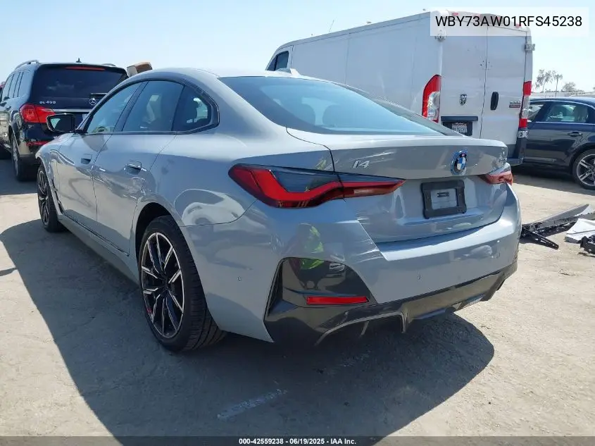 2024 BMW I4 Edrive40 VIN: WBY73AW01RFS45238 Lot: 42559238
