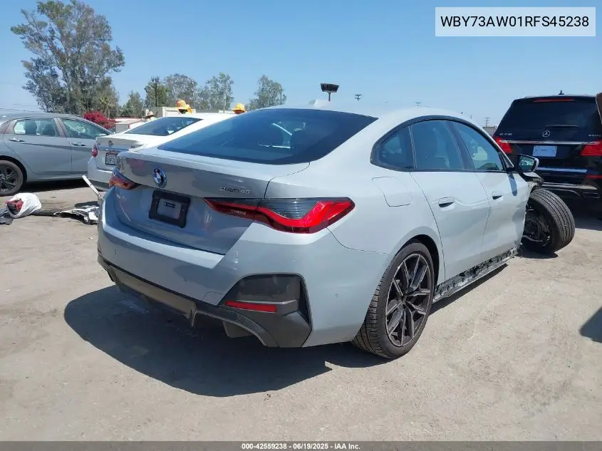 2024 BMW I4 Edrive40 VIN: WBY73AW01RFS45238 Lot: 42559238