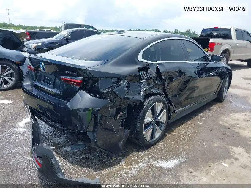 2025 BMW I4 Edrive40 VIN: WBY23HD0XSFT90046 Lot: 42462205