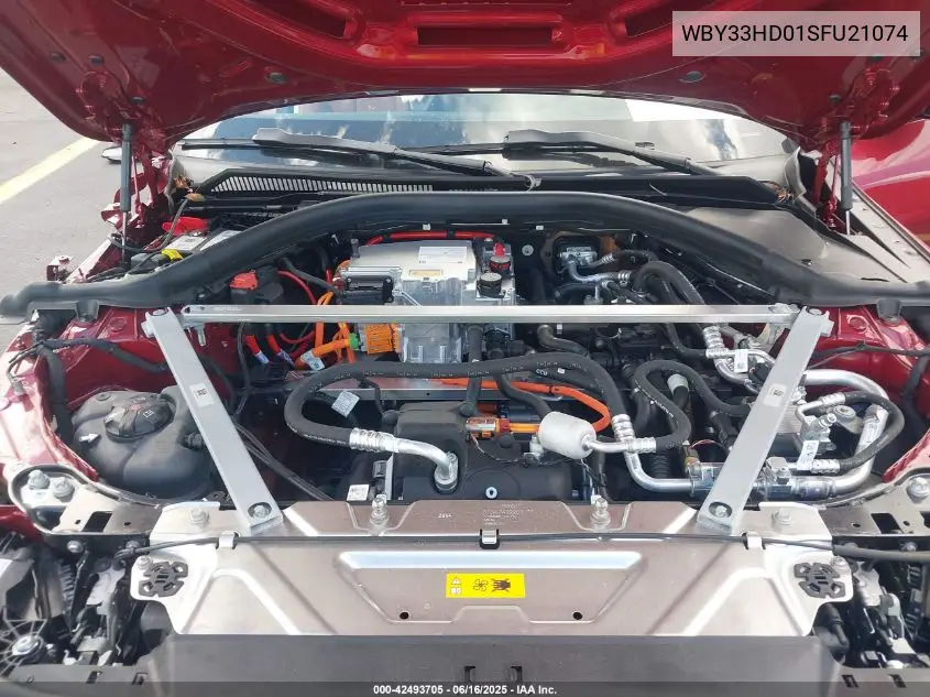 2025 BMW I4 M50 VIN: WBY33HD01SFU21074 Lot: 42493705