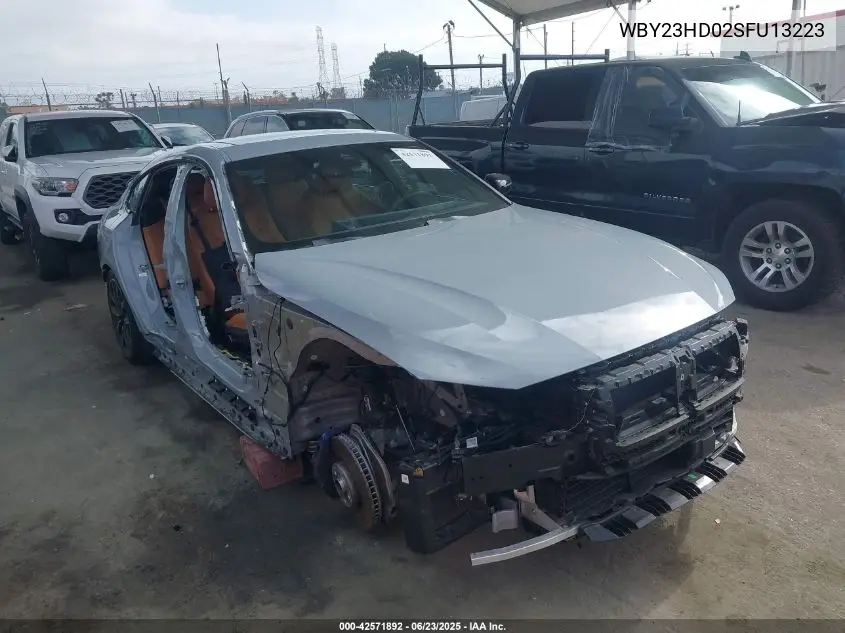 2025 BMW I4 Edrive 40 VIN: WBY23HD02SFU13223 Lot: 42571892