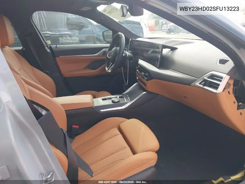 2025 BMW I4 Edrive 40 VIN: WBY23HD02SFU13223 Lot: 42571892