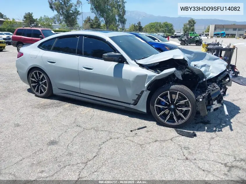 2025 BMW I4 M50 VIN: WBY33HD09SFU14082 Lot: 42604737