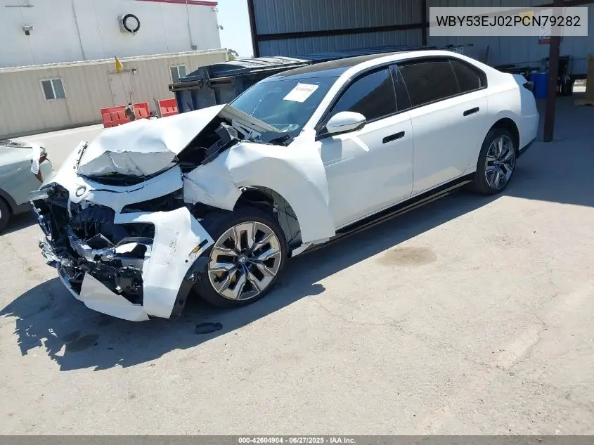 2023 BMW I7 xDrive60 VIN: WBY53EJ02PCN79282 Lot: 42604904