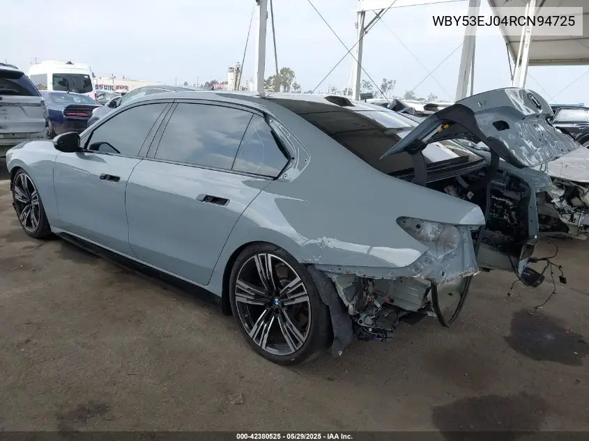 2024 BMW I7 xDrive60 VIN: WBY53EJ04RCN94725 Lot: 42380525